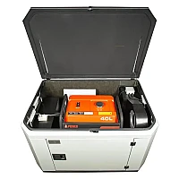 Генератор A-iPower A6000EAX в супертихом зимнем кожухе 1400SS RAL 7035 + блок автозапуска A-iPower 230В/400В 100А 8 ПИН