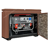 Генератор A-iPower A8000EAX в тихом зимнем кожухе 1200 RAL 8017