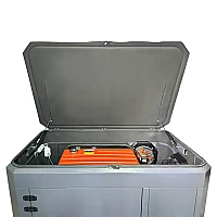 Бензиновый генератор A-iPower A13000TEAX в тихом зимнем кожухе 1600 RAL 7024 + блок автозапуска A-iPower 230В/400В 100А 8 ПИН