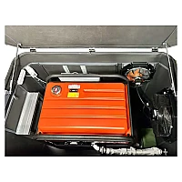 Бензиновый генератор FUBAG BS 14000 A ES в супертихом зимнем кожухе 1700SS RAL 7024