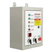 Генератор A-iPower A7000EAX в тихом зимнем кожухе 1200 RAL 7035 + блок автозапуска A-iPower 400 В, 25 А