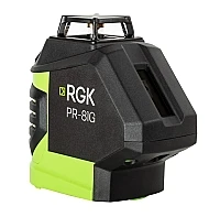 Лазерный уровень RGK PR-81G + штанга-упор RGK CG-2