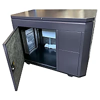 Бензиновый генератор A-iPower A11000TEAX в тихом зимнем кожухе 1600 RAL 8019 + блок автозапуска A-iPower 230В/400В 100А 8 ПИН