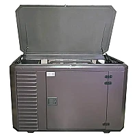 Бензиновый генератор FUBAG BS 11000 A ES в супертихом зимнем кожухе 1700SS RAL 8019