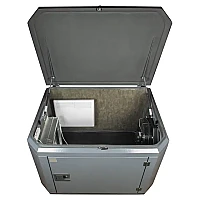 Бензиновый генератор FUBAG BS 8500 A ES DUPLEX в тихом зимнем кожухе 1200 RAL 7024