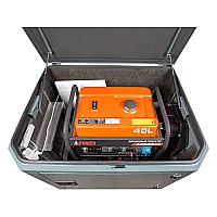 Генератор A-iPower A9000EAX в тихом зимнем кожухе 1200 RAL 7031