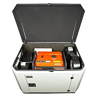Генератор A-iPower A9000EAX в супертихом зимнем кожухе 1400SS RAL 7035