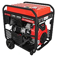 Бензиновый генератор A-iPower A17000EAX в супертихом зимнем кожухе 1700SS RAL 8019 + блок автозапуска A-iPower 230В/400В 100А 8 ПИН